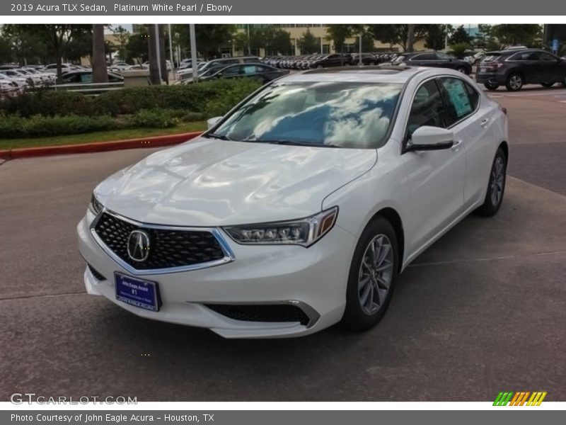 Platinum White Pearl / Ebony 2019 Acura TLX Sedan