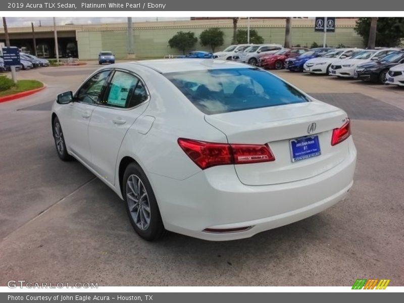 Platinum White Pearl / Ebony 2019 Acura TLX Sedan