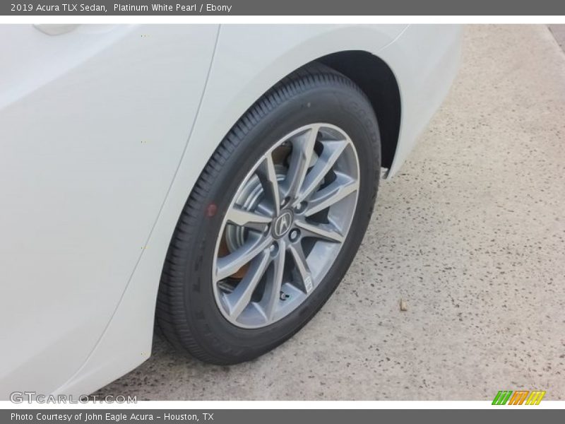 Platinum White Pearl / Ebony 2019 Acura TLX Sedan