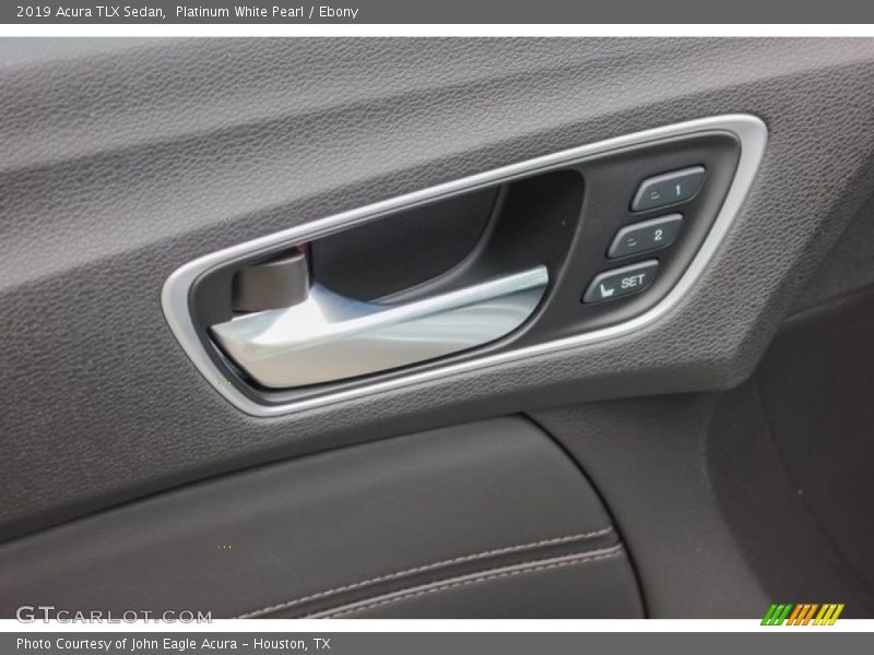 Platinum White Pearl / Ebony 2019 Acura TLX Sedan