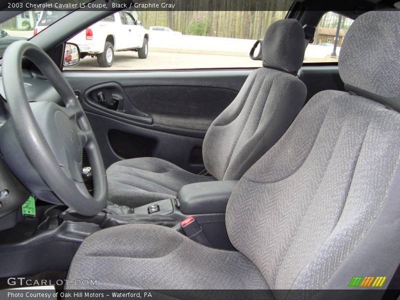 Black / Graphite Gray 2003 Chevrolet Cavalier LS Coupe