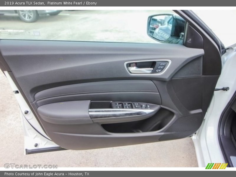 Platinum White Pearl / Ebony 2019 Acura TLX Sedan