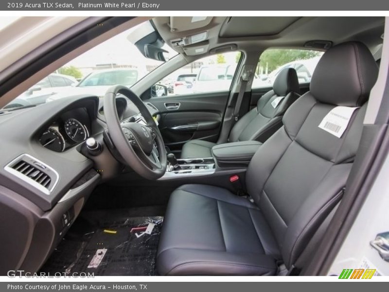 Platinum White Pearl / Ebony 2019 Acura TLX Sedan