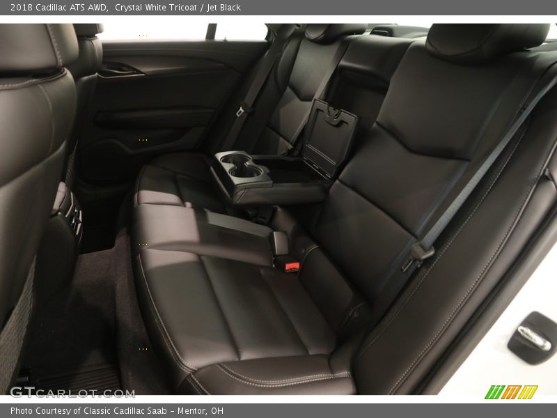 Crystal White Tricoat / Jet Black 2018 Cadillac ATS AWD