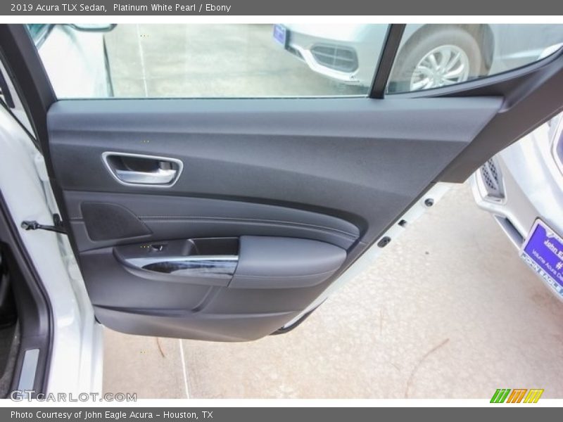 Platinum White Pearl / Ebony 2019 Acura TLX Sedan