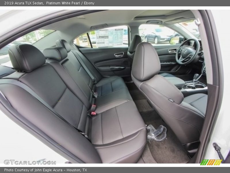 Platinum White Pearl / Ebony 2019 Acura TLX Sedan
