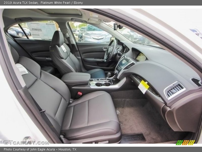 Platinum White Pearl / Ebony 2019 Acura TLX Sedan