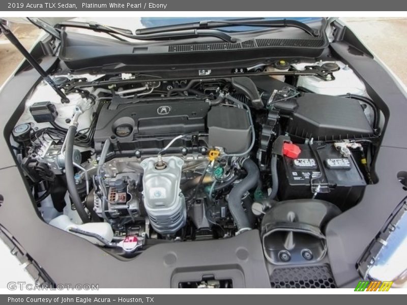 Platinum White Pearl / Ebony 2019 Acura TLX Sedan
