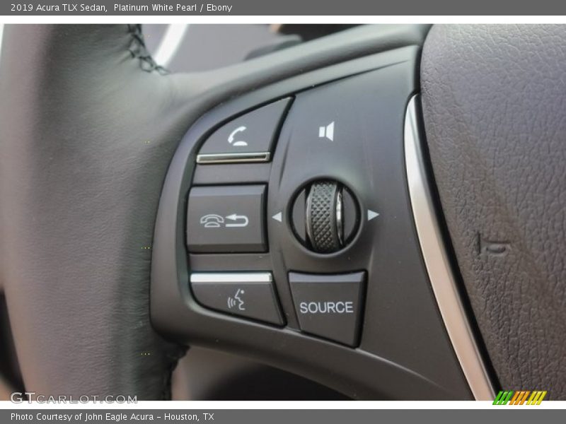 Platinum White Pearl / Ebony 2019 Acura TLX Sedan
