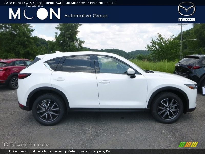 Snowflake White Pearl Mica / Black 2018 Mazda CX-5 Grand Touring AWD