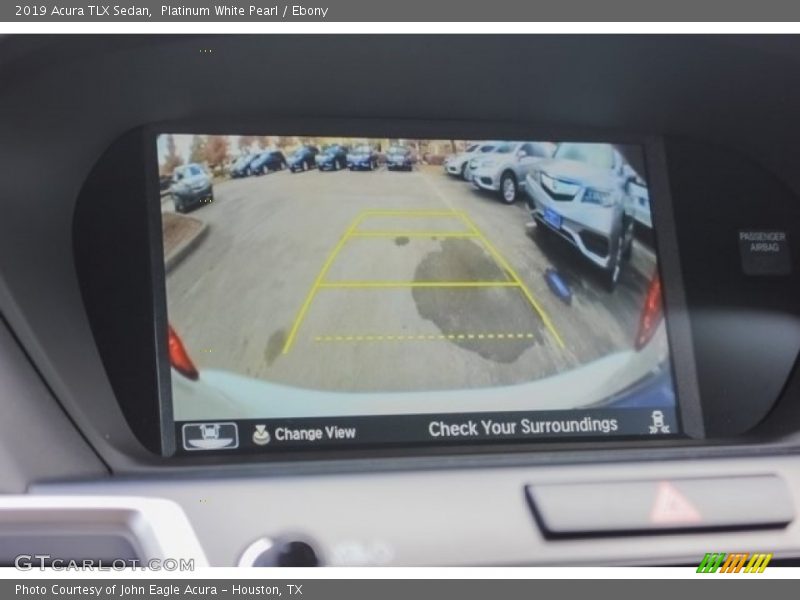 Platinum White Pearl / Ebony 2019 Acura TLX Sedan