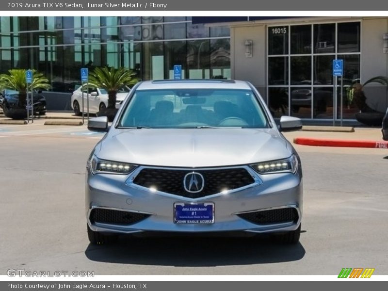 Lunar Silver Metallic / Ebony 2019 Acura TLX V6 Sedan
