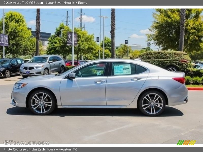 Lunar Silver Metallic / Ebony 2019 Acura TLX V6 Sedan