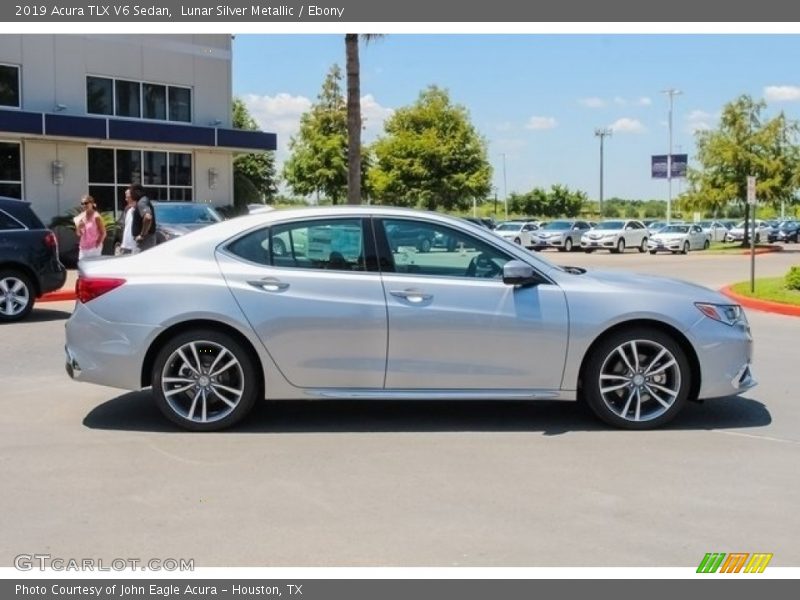 Lunar Silver Metallic / Ebony 2019 Acura TLX V6 Sedan