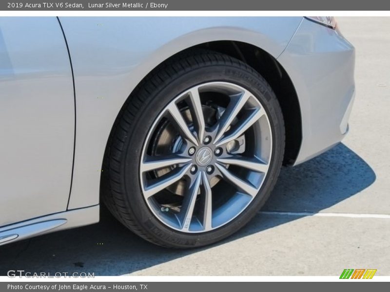 Lunar Silver Metallic / Ebony 2019 Acura TLX V6 Sedan