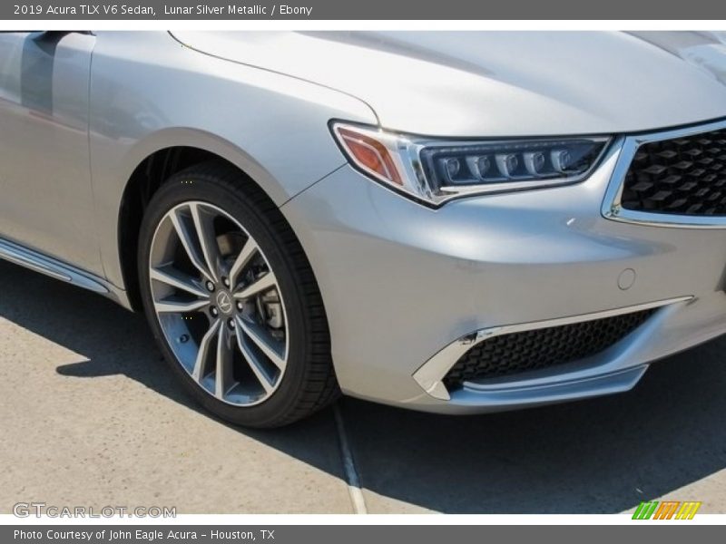 Lunar Silver Metallic / Ebony 2019 Acura TLX V6 Sedan