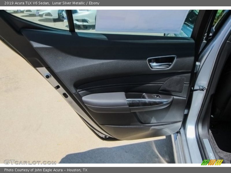 Lunar Silver Metallic / Ebony 2019 Acura TLX V6 Sedan