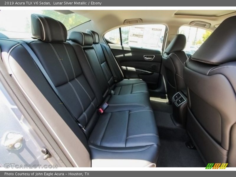 Lunar Silver Metallic / Ebony 2019 Acura TLX V6 Sedan