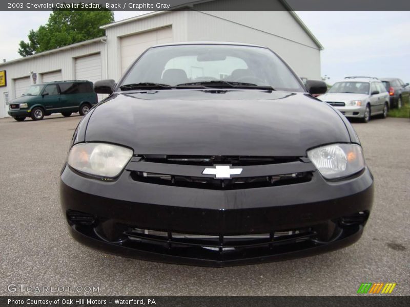 Black / Graphite Gray 2003 Chevrolet Cavalier Sedan