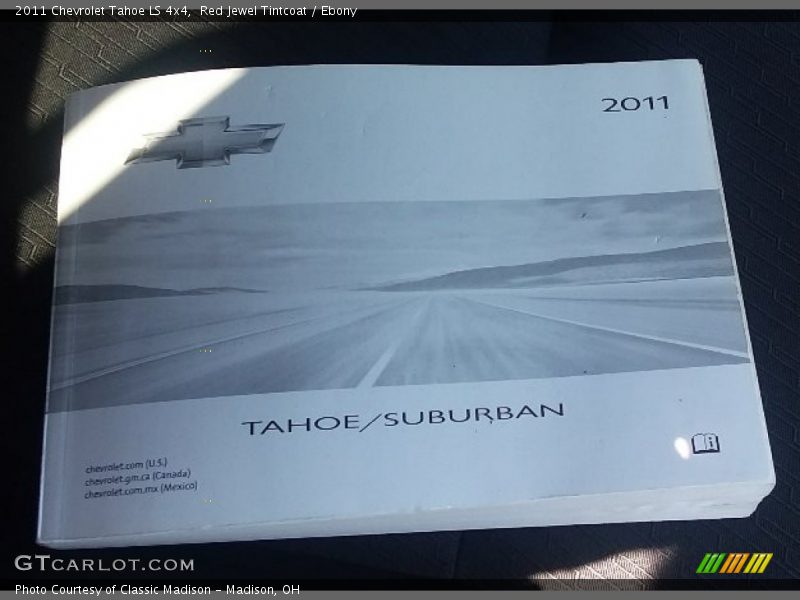 Red Jewel Tintcoat / Ebony 2011 Chevrolet Tahoe LS 4x4