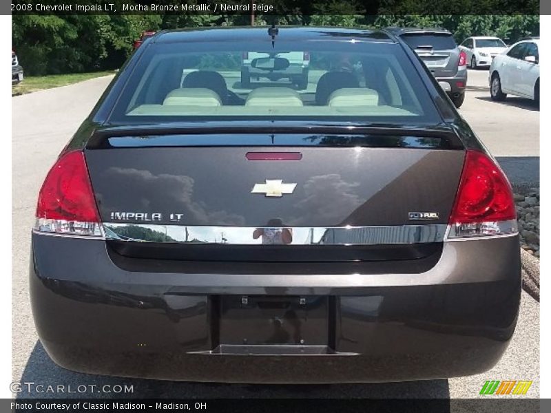 Mocha Bronze Metallic / Neutral Beige 2008 Chevrolet Impala LT