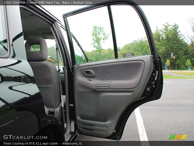 Black / Medium Gray 2002 Chevrolet Tracker 4WD Hard Top