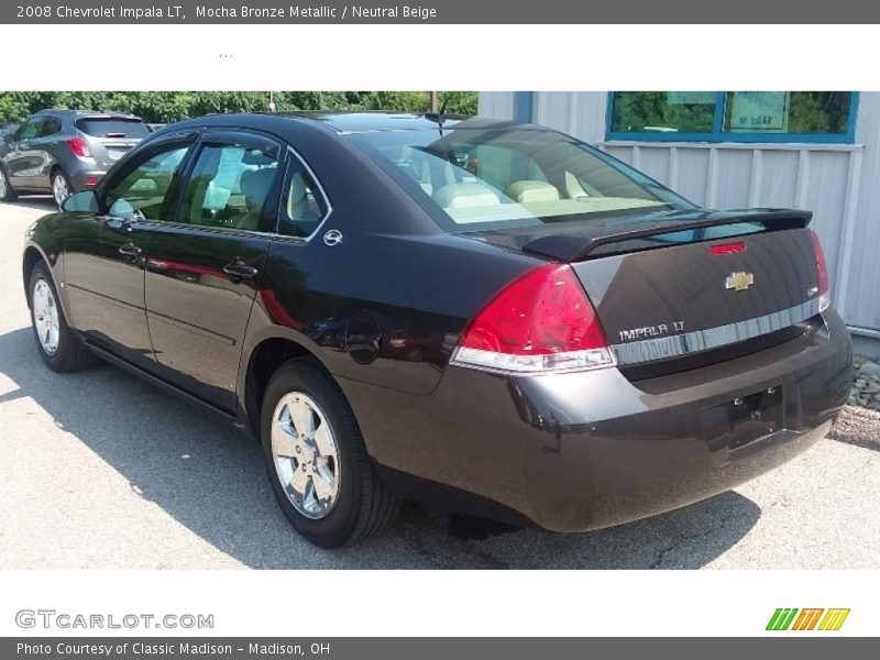 Mocha Bronze Metallic / Neutral Beige 2008 Chevrolet Impala LT