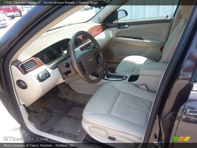 Mocha Bronze Metallic / Neutral Beige 2008 Chevrolet Impala LT