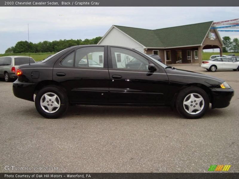 Black / Graphite Gray 2003 Chevrolet Cavalier Sedan