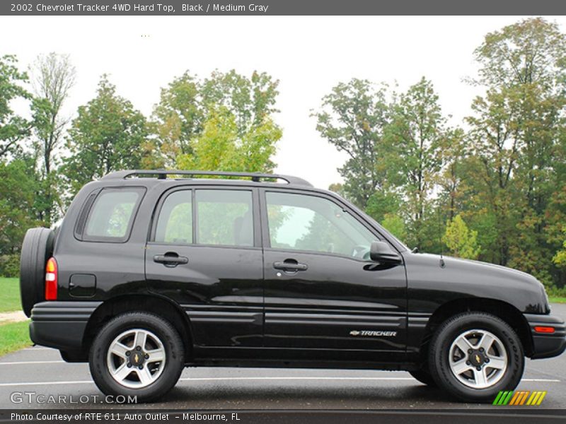 Black / Medium Gray 2002 Chevrolet Tracker 4WD Hard Top