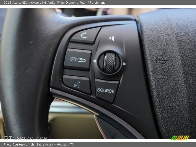 White Diamond Pearl / Parchment 2018 Acura MDX Advance SH-AWD