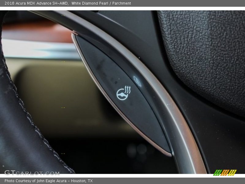 White Diamond Pearl / Parchment 2018 Acura MDX Advance SH-AWD