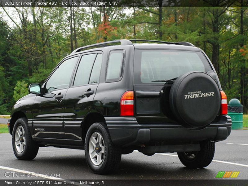 Black / Medium Gray 2002 Chevrolet Tracker 4WD Hard Top