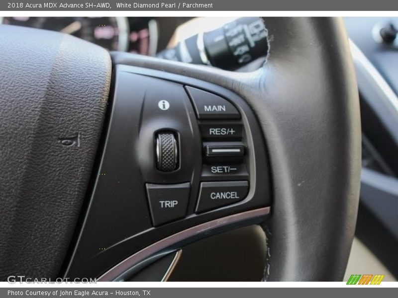 White Diamond Pearl / Parchment 2018 Acura MDX Advance SH-AWD