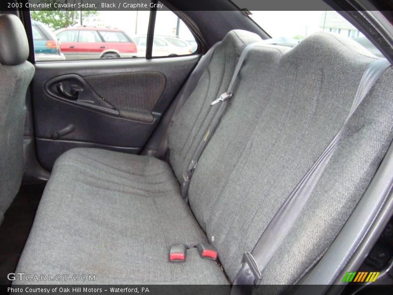 Black / Graphite Gray 2003 Chevrolet Cavalier Sedan