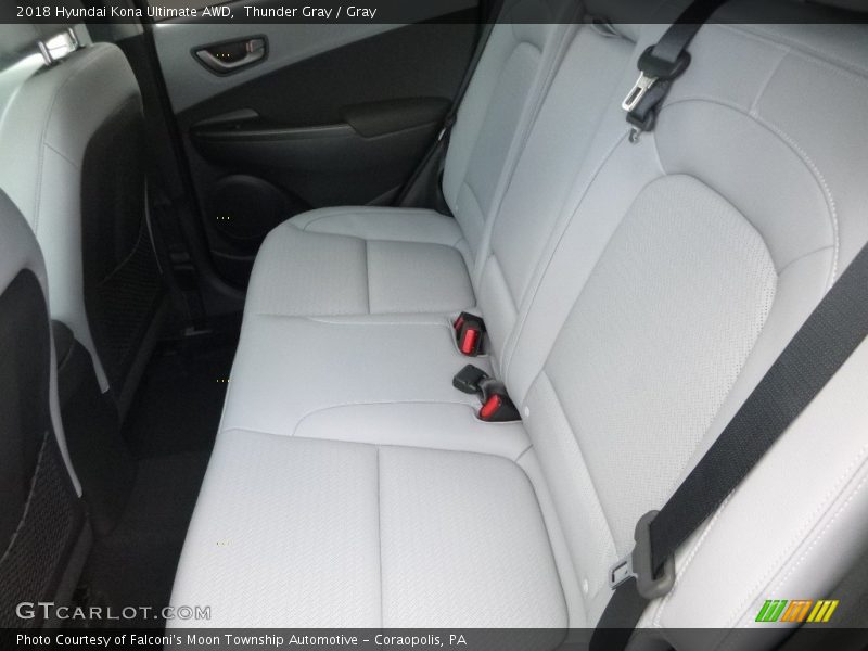 Thunder Gray / Gray 2018 Hyundai Kona Ultimate AWD
