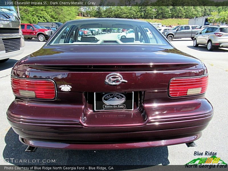 Dark Cherry Metallic / Gray 1996 Chevrolet Impala SS
