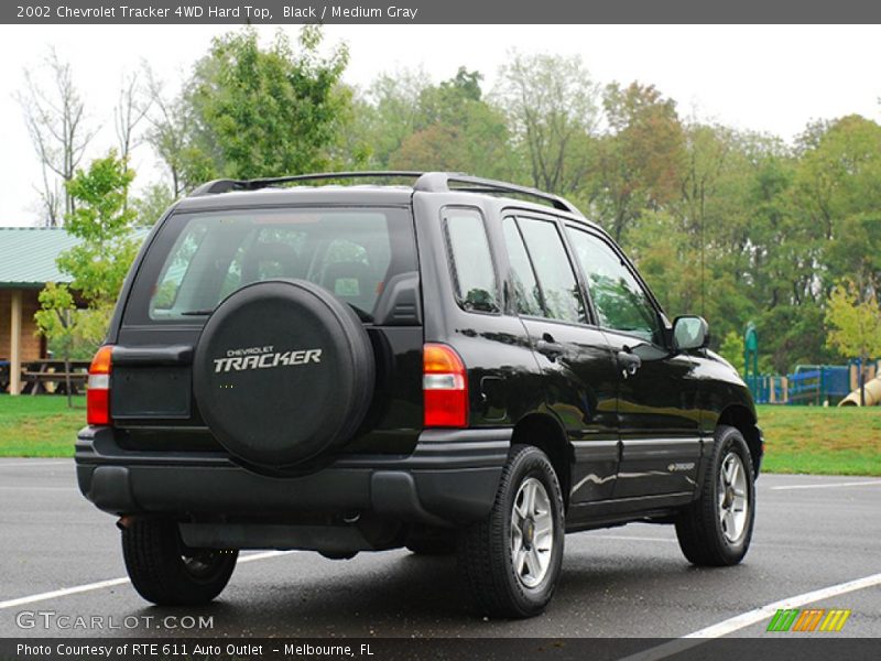 Black / Medium Gray 2002 Chevrolet Tracker 4WD Hard Top