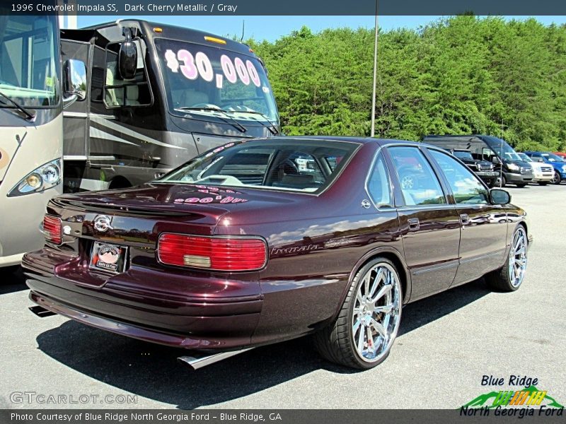 Dark Cherry Metallic / Gray 1996 Chevrolet Impala SS