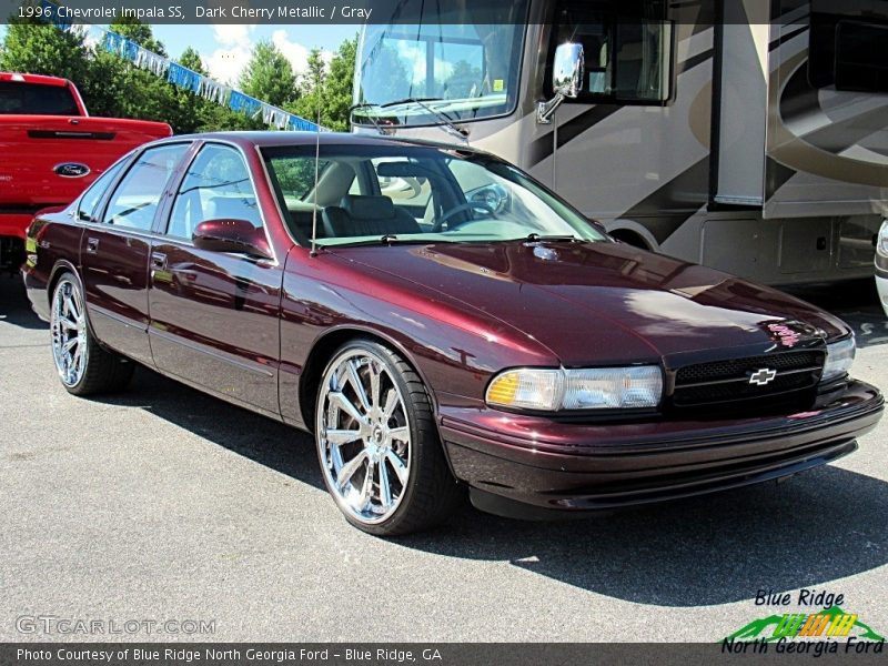 Dark Cherry Metallic / Gray 1996 Chevrolet Impala SS