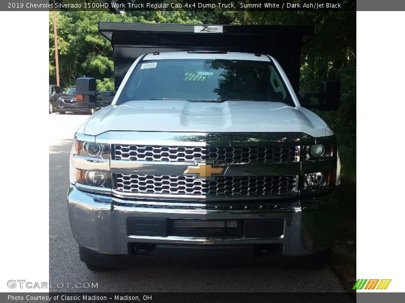 Summit White / Dark Ash/Jet Black 2019 Chevrolet Silverado 3500HD Work Truck Regular Cab 4x4 Dump Truck