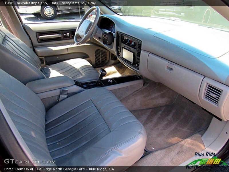 Dark Cherry Metallic / Gray 1996 Chevrolet Impala SS