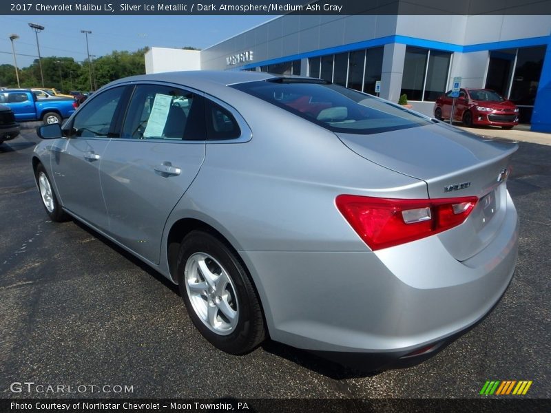 Silver Ice Metallic / Dark Atmosphere/Medium Ash Gray 2017 Chevrolet Malibu LS