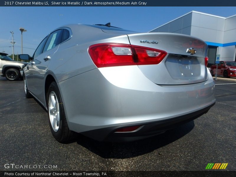 Silver Ice Metallic / Dark Atmosphere/Medium Ash Gray 2017 Chevrolet Malibu LS