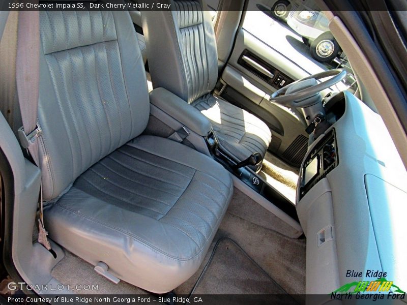 Dark Cherry Metallic / Gray 1996 Chevrolet Impala SS