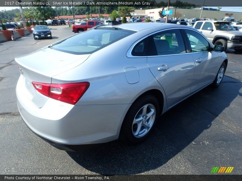 Silver Ice Metallic / Dark Atmosphere/Medium Ash Gray 2017 Chevrolet Malibu LS