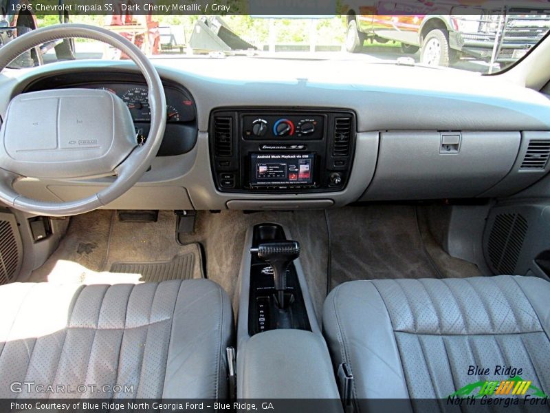 Dark Cherry Metallic / Gray 1996 Chevrolet Impala SS