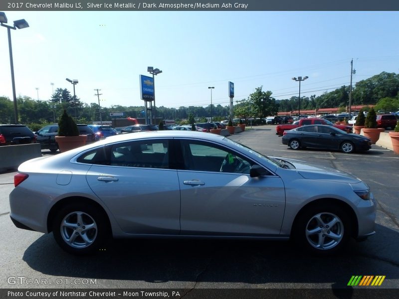 Silver Ice Metallic / Dark Atmosphere/Medium Ash Gray 2017 Chevrolet Malibu LS