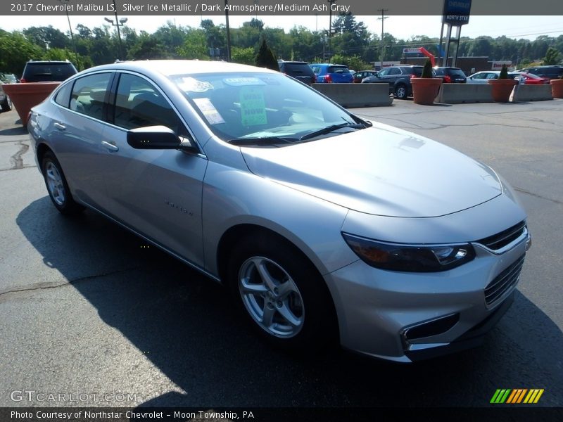 Silver Ice Metallic / Dark Atmosphere/Medium Ash Gray 2017 Chevrolet Malibu LS