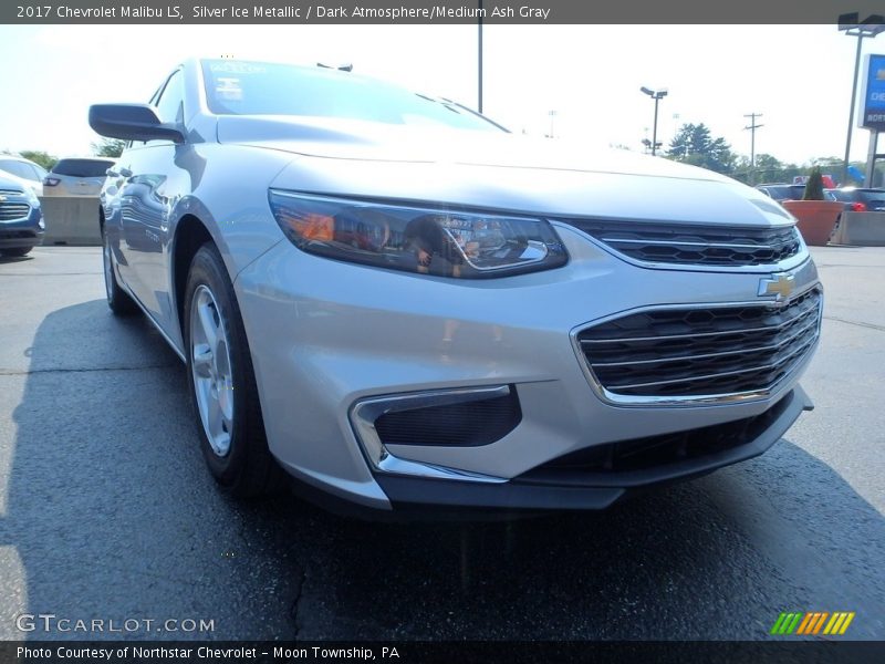 Silver Ice Metallic / Dark Atmosphere/Medium Ash Gray 2017 Chevrolet Malibu LS